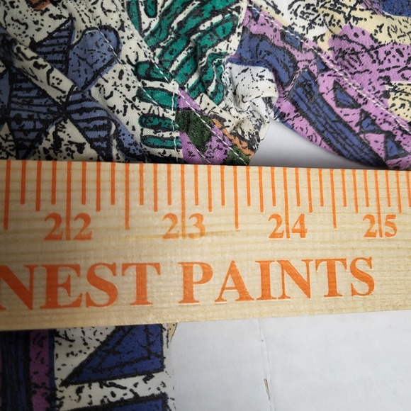 Vintage American Terrain Robert Peritz Abstract Print Button Up Shirt No Size - Picture 6 of 7